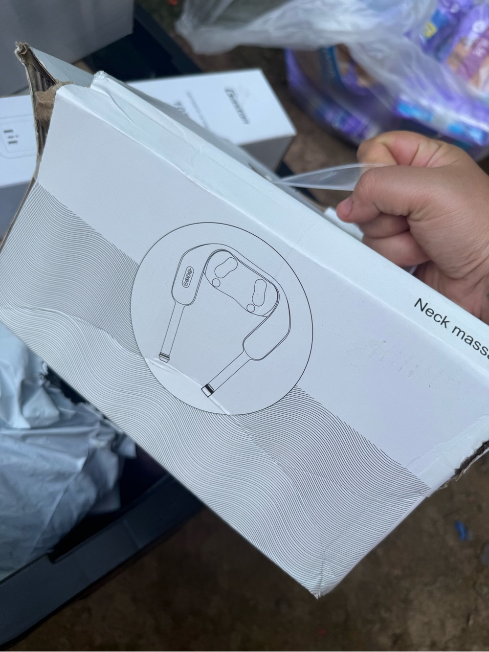 Neck Massager in White